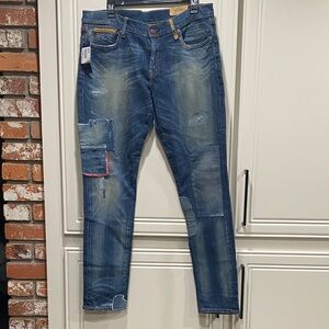 NEW ralph lauren tompkins skinny jean 32